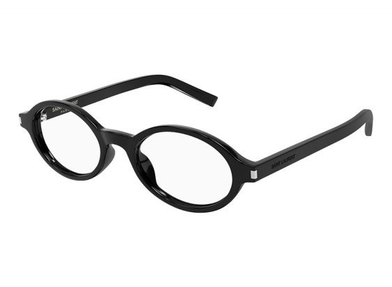 Saint Laurent SL751JEANNE OPT 001 Black/Clear Blue Light Block 50mm