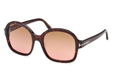 Tom Ford FT1034 52F Dark Havana/Brown to Peach Gradient