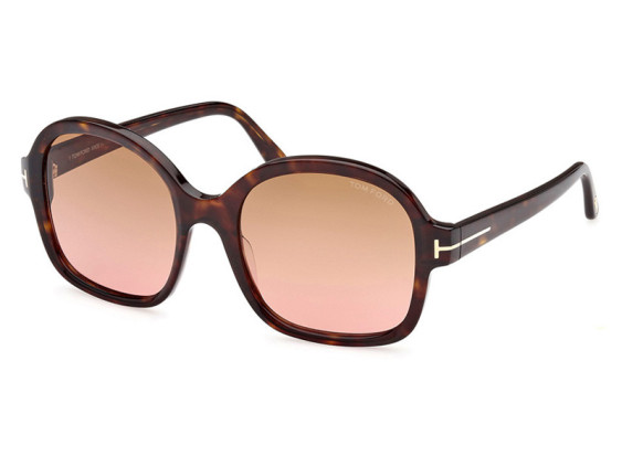 Tom Ford FT1034 52F Dark Havana/Brown to Peach Gradient