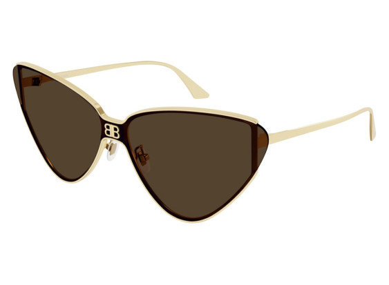 Balenciaga BB0191S 002 Gold/Brown