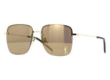 Saint Laurent SL312M 006 Gold/Brown Mirror