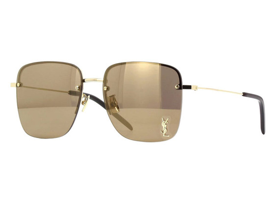 Saint Laurent SL312M 006 Gold/Brown Mirror