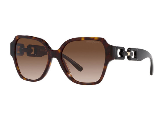 Emporio Armani EA4202F 502613 Dark Havana/Brown Gradient