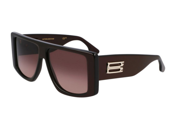 Victoria Beckham VB678S 605 Metallic Burgundy/Mauve Gradient