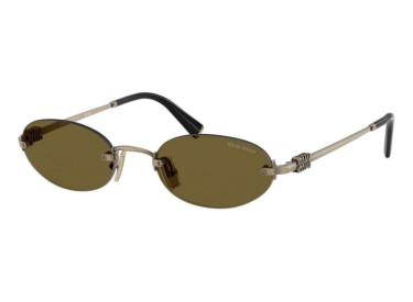Miu Miu MUA54S 26C09Z Old Gold/Dark Brown