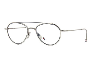 Thom Browne TB-109-B-SLV-GRY-53 Silver/Matte Grey 53mm