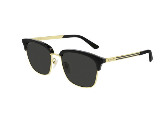 Gucci GG0697S 001 Black Gold/Grey