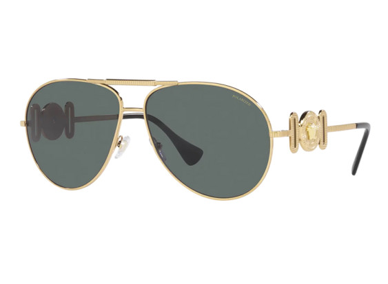 Versace VE2249 100281 Gold/Polarized Grey