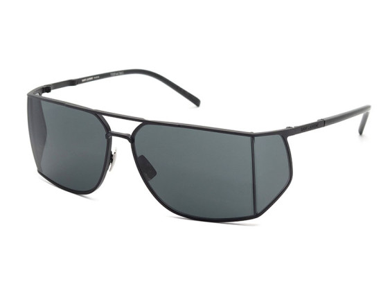 Saint Laurent SL750 001 Matte Black/Solid Black Lateral Mask