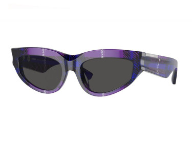 Burberry BE4425U 411387 Check Violet/Dark Grey