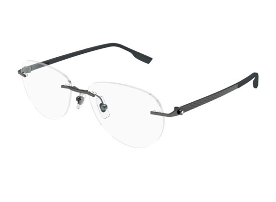 Montblanc MB0186O 003 Silver 56mm