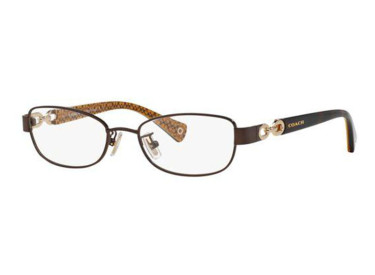 Coach HC5054 Faina 9187 Satin Black/Dark Havana Gold Signature C 51mm