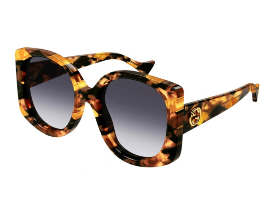 Gucci GG1257S 004 Light Cluster Havana/Gradient Blue