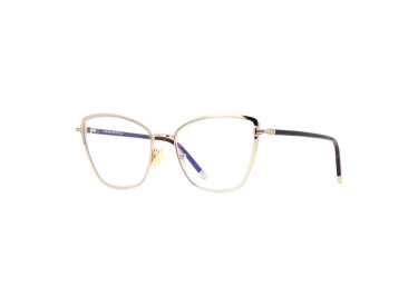 Tom Ford FT5740-B 028 Shiny Rose Gold/Classic Dark Havana 54mm