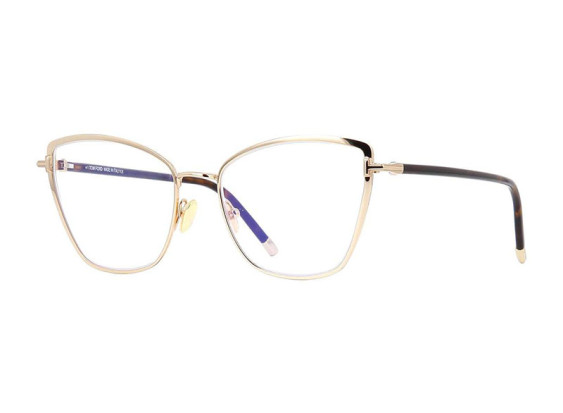 Tom Ford FT5740-B 028 Shiny Rose Gold/Classic Dark Havana 54mm