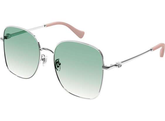 Gucci GG1143S 004 Silver/Gradient Green