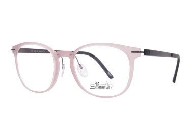 Silhouette INFINITY VIEW 2938/75 3540 Rosé Matte/Dark Green Silky Matte