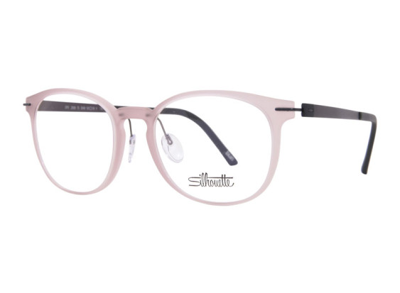 Silhouette INFINITY VIEW 2938/75 3540 Rosé Matte/Dark Green Silky Matte