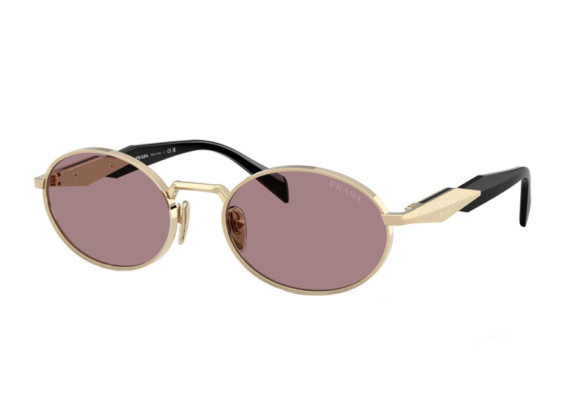 Prada PR65ZS ZVN20I Pale Gold/Light Purple Brown