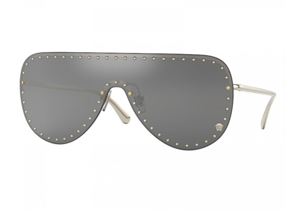 Versace VE2230B 12526G Pale Gold/Light Grey Mirror Silver
