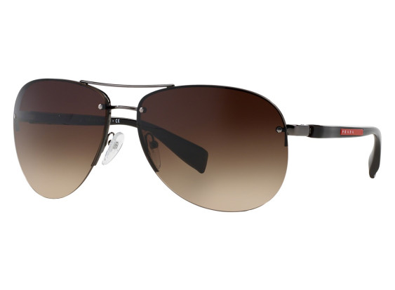 Prada Sport PS56MS 5AV6S1 Dark Ruthenium/Brown Gradient