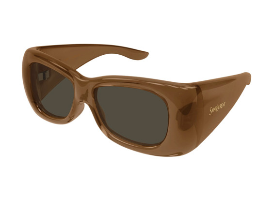 Saint Laurent SL901 HOWL 017 Shiny Brown/Brown