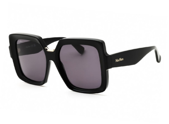 Max Mara MM0088 01A Shiny Black/Smoke