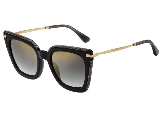 Jimmy Choo CIARA/G/S EIB FQ Black/Grey Mirror Gold