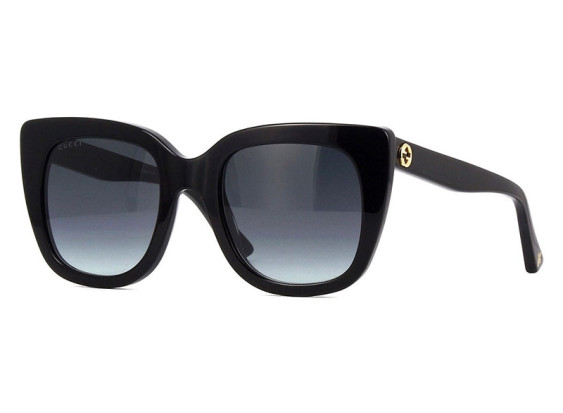 Gucci GG0163SN 001 Black/Grey Gradient