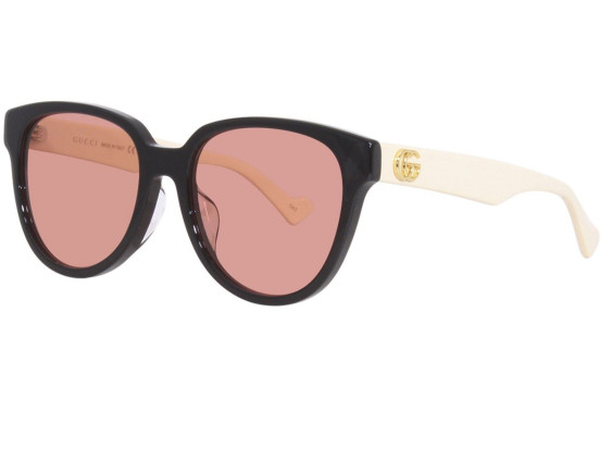 Gucci GG0960SA 004 Black/White/Orange