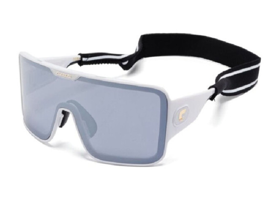 Carrera FLAGLAB 15 0VK6 T4 White/Silver Mirrored