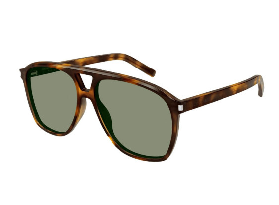 Saint Laurent SL596 DUNE 002 Havana/Green