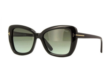 Tom Ford FT1008 01B Shiny Black/Smoke Gradient