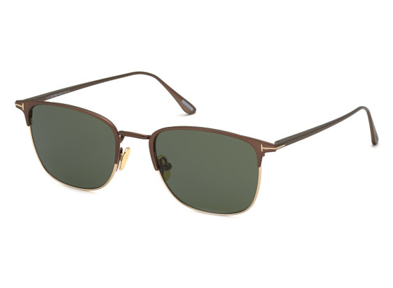 Tom Ford FT0851 49N Matte Dark Brown/Green 52mm