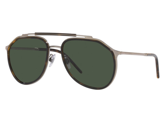 Dolce & Gabbana DG2277 13359A Bronze/Havana/Green Polarized