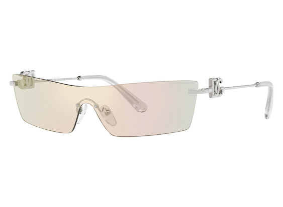 Dolce & Gabbana DG2292 05/6Q Silver/Brown Mirror Red/Yellow