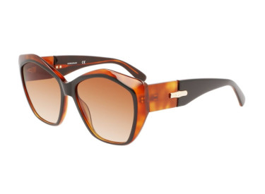 Longchamp LO712S 011 Black/Honey Havana/Brown Gradient