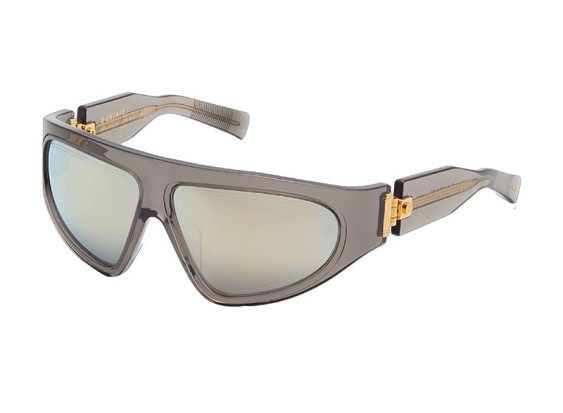 Balmain B-ESCAPE BPS-143C Crystal Grey/Gold White/Gold Flash Mirror
