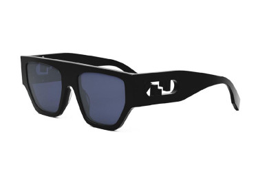 Fendi FE40108U 01V Shiny Black/Light Blue