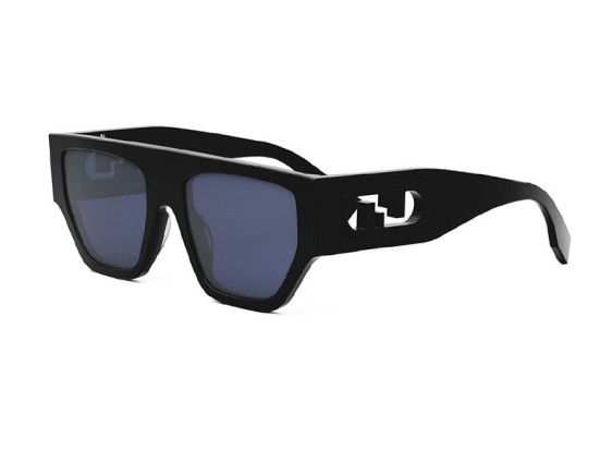 Fendi FE40108U 01V Shiny Black/Light Blue