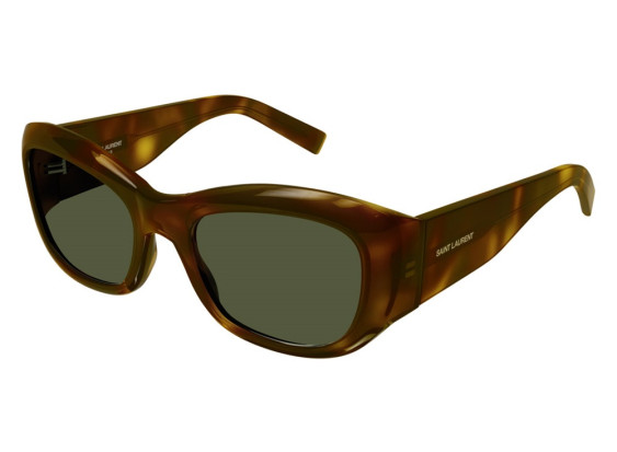 Saint Laurent SL498 002 Havana/Green