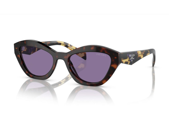 Prada PRA02S 17N50B Havana/Violet Mirror Internal Silver