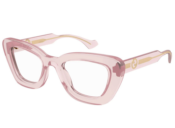 Gucci GG1555O 003 Transparent Nude Orange 50mm