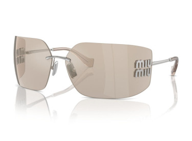 Miu Miu MU54YS 1BC10F Silver/Pale Gold Mirror