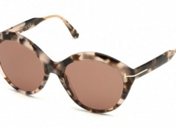 Tom Ford FT0763 55E Colored Havana / Brown