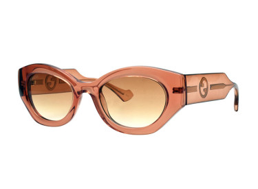 Gucci GG1553S 004 Transparent Amber Brown/Brown to Light Yellow Gradient