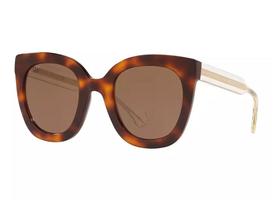 Gucci GG0564SN 002 Havana with Crystal Temples/Brown