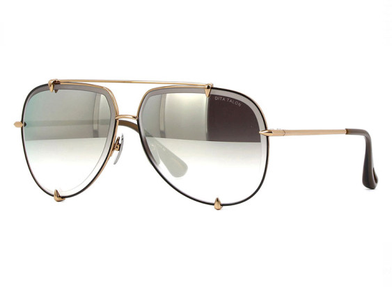 Dita TALON-23007-F-62  Rose Gold / Dark Grey to Clear - Milky Gold Flash - AR