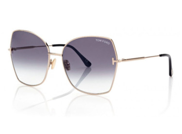 Tom Ford FT0951 28B Shiny Rose Gold/Gradient Smoke