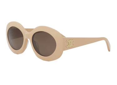 Celine CL40292U 57E Shiny Beige/Brown